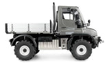 Amewi Mercedes-Benz Unimog - Soporte para Dispositivos 4WD 1:10 ARTR Antracita RC teledirigido Licencia vehículo