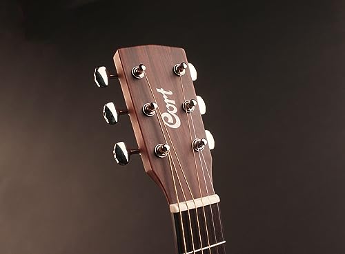 CORT Guitarra Western Little CJ, Open Pore Light Burst, Preamp, Bolsillo