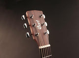 CORT Guitarra Western Little CJ, Open Pore Light Burst, Preamp, Bolsillo