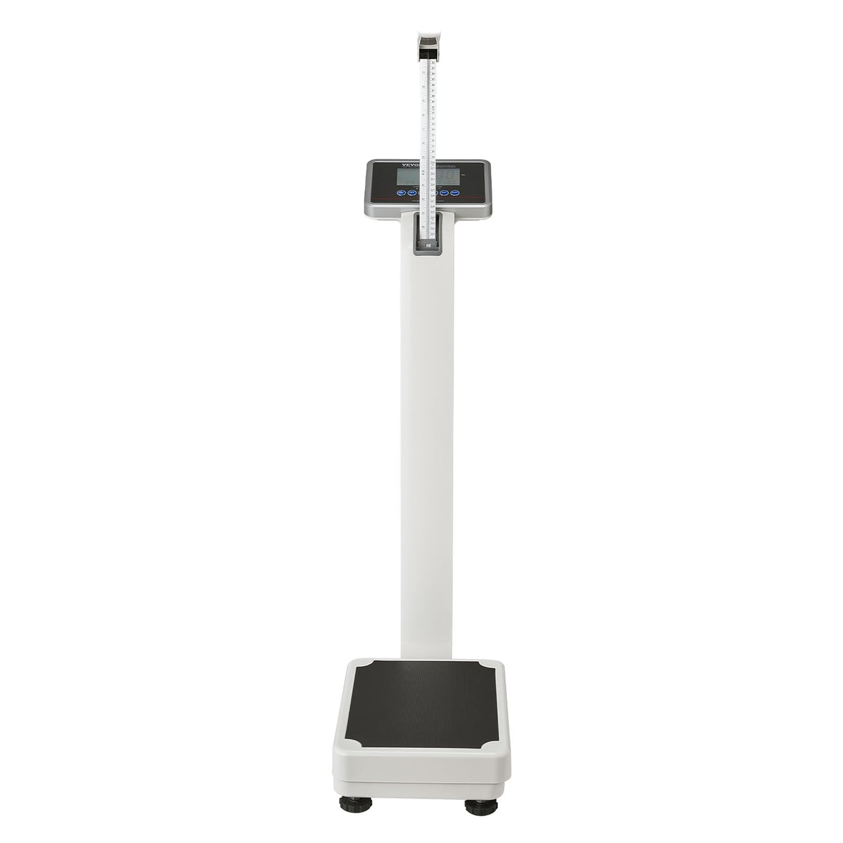 VEVOR Báscula Médica Digital Capacidad de 300 kg Báscula Corporal Médica Profesional y Multifuncional para Peso y Altura con 2 Unidades (kg/lb) IMC para Gimnasio, Hogar, Hospital