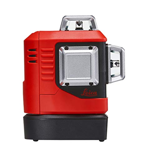 Leica Lino L6G: Nivel láser de línea de 3x360 grados con batería Li-Ion, cargador, adaptador magnético innovador y soporte para pared en una carcasa (láser verde, alcance de trabajo: 35 m)