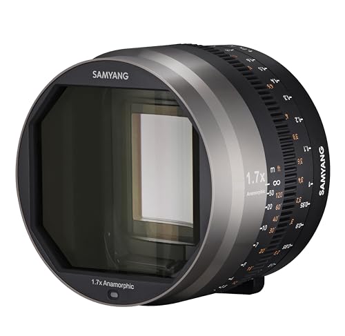 Samyang Adaptador anamórfico para la Serie V-AF con Factor de apriete 1,7X, Adaptador de Objetivo anamórfico con Intensidad lumínica T1.9, Compatible con 5 Objetivos de la Serie V-AF de 24 mm, 35 mm,