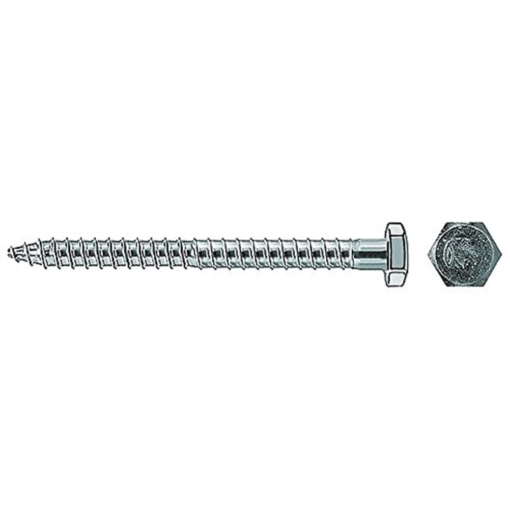 Fischer 80405 - Fischer 6 tirafondos, 7x85, 200 piezas # 80405