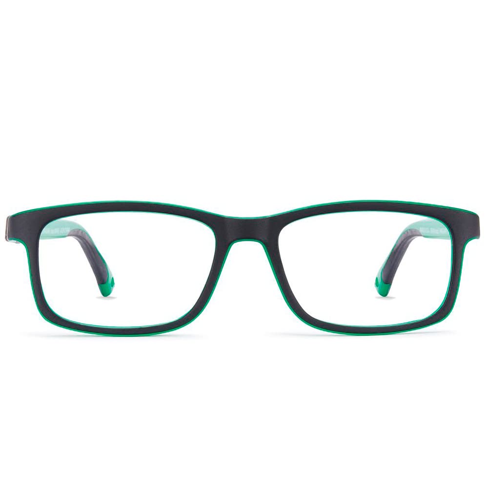 NANOVISTA FANGAME 3.0 Gafas, Bicolor Negro Mate/Verde, 50 Unisex niños