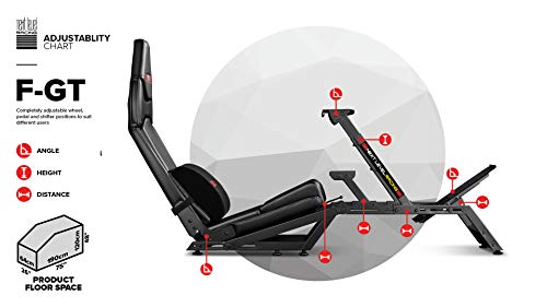 Next Level Racing - F-GT Cockpit, matte black, NLR-S010