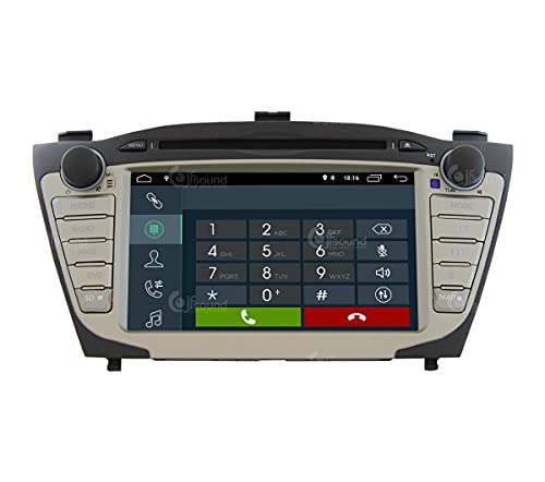 Radio de Coche para Hyundai IX35 con GPS, telecamera, ampli e LCD Grande di Serie Android GPS Bluetooth WiFi USB Dab+ Touchscreen 7" 4core Carplay AndroidAuto