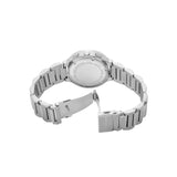Michael Kors Reloj Gramercy para Mujer, Movimiento cronógrafo de Cuarzo con Correa de Acero Inoxidable, 40 mm, Tono Plateado