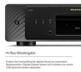 Marantz Reproductor de CD de Alta fidelidad, Reproductor de CD con Audio Hi-Res, convertidor Digital/analógico, Circuito Marantz HDAM, Amplificador de Auriculares