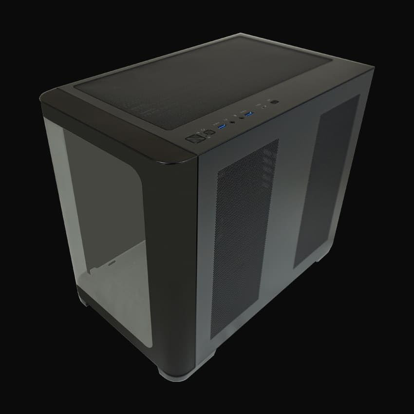 LC-Power GEH Midi ATX 8001B Pro-Storm Dark