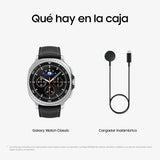 Samsung Galaxy Watch8 Classic 46mm, Bluetooth, Correa Híbrida, Smartwatch con Diseño con Bisel Giratorio, Garantía 3 Años + 1 año Extra, Negro (Versión Española)