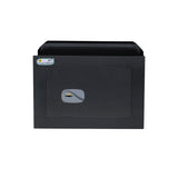 Yale Caja fuerte de pared con llave Y3260220, negra, 27 x 39 x 24 cm, 2 pernos horizontales y 1 + 1 verticales
