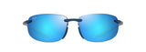 MAUI JIM, SUNGLASSES MJ0677S Hookipa Ultra Af, Metal Matte Blue, 60-14-145, Rectangle