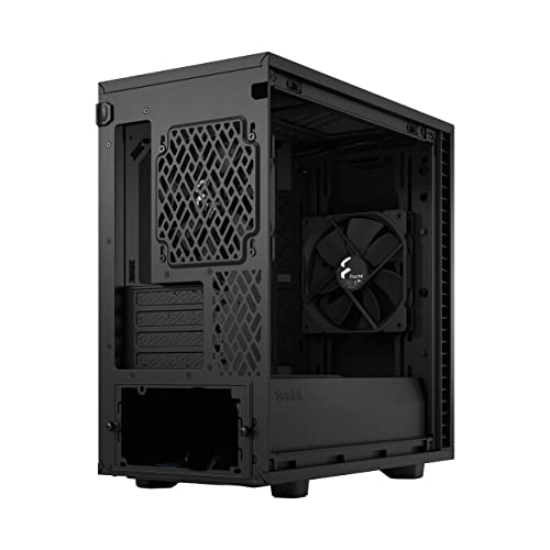 Fractal Design Define 7 Mini Black Brushed Aluminum/Steel Micro ATX Silent Mini Tower Computer Case