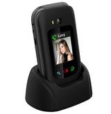 Funker E450 MAX Pro 2 - Teléfono Plegable 4G para Mayores - Whatsapp - Videollamada - Pantalla Táctil - Botón SOS - Geolocalización - Batería 1750 mAH - Compatibilidad con Audífonos - Carga Tipo C