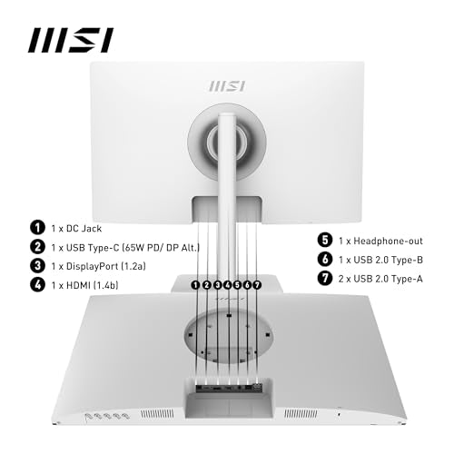 MSI Modern MD272XPW 27" LED IPS FullHD 100Hz USB-C