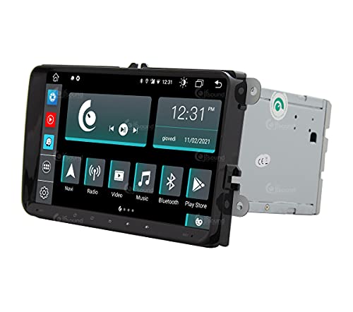 Radio de Coche para Volkswagen Golf Sharan Tiguan Android GPS Bluetooth WiFi USB Dab+ Touchscreen 9" 8core Carplay AndroidAuto