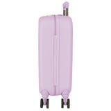 Enso Cute girl Maleta de cabina Morado 40x55x20 cms Rígida ABS Cierre TSA integrado 37L 3,22 kgs 4 Ruedas dobles Equipaje de Mano
