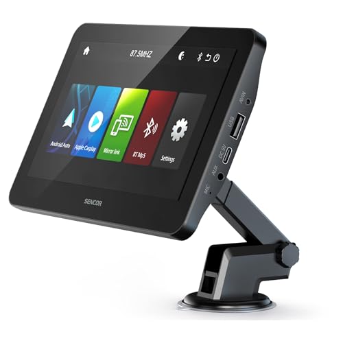 SENCOR Pantalla CarPlay y Android Auto SCT M750