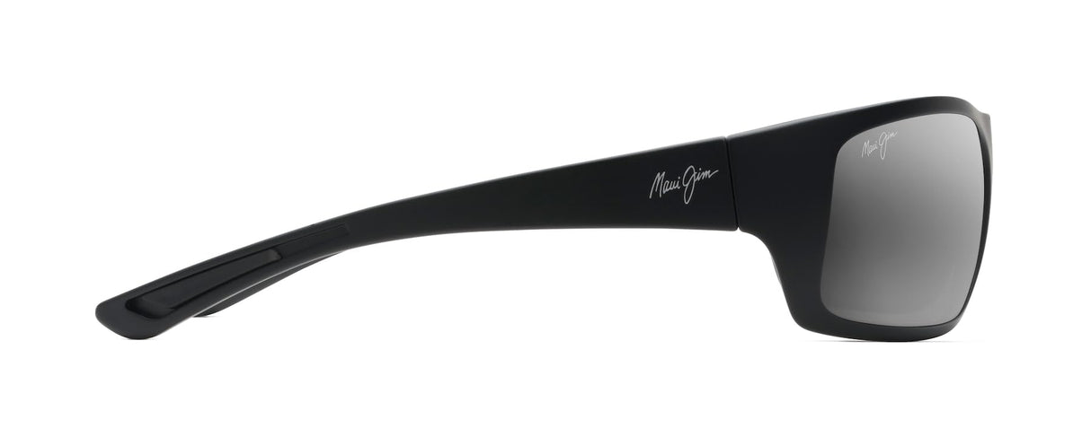 Maui Jim Big Wave Gafas, Black Matte, 67-19-140 para Hombre