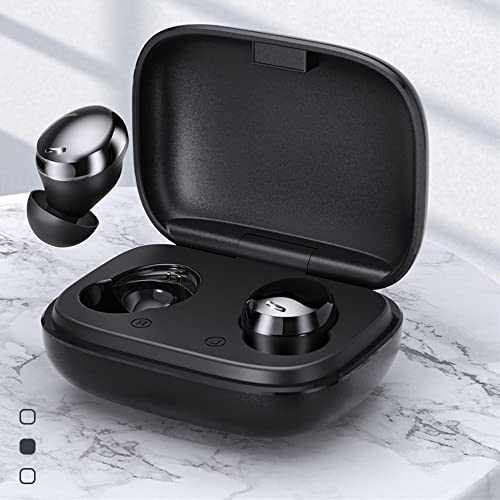 Langbbo Auriculares Bluetooth 5.1, HiFi estéreo con micrófono inmersivo, Control táctil, Carga rápida, IPX7 Resistente al Agua, para Android, iPhone, Sistema Windows
