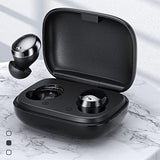 Langbbo Auriculares Bluetooth 5.1, HiFi estéreo con micrófono inmersivo, Control táctil, Carga rápida, IPX7 Resistente al Agua, para Android, iPhone, Sistema Windows