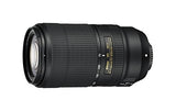 Nikon JAA833DAF - Objetivo para cámara Reflex con Montura F (Distancia Focal de 70-300 mm, Apertura f/4.5-5.6, 0.25 aumentos, estabilizador de Imagen) Negro