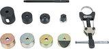 KS Tools 700.2145 Juego de herramientas de silentblock para ejes traseros BMW, 10 pzs