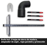 Einhell Professional Sierra de calar de batería TP-JST 18/135 Li BL Power X-Change (18V, 135mm profundidad de corte en madera, 26mm altura de carrera, sin escob., asa T-Style, 3 hojas, sin batería)