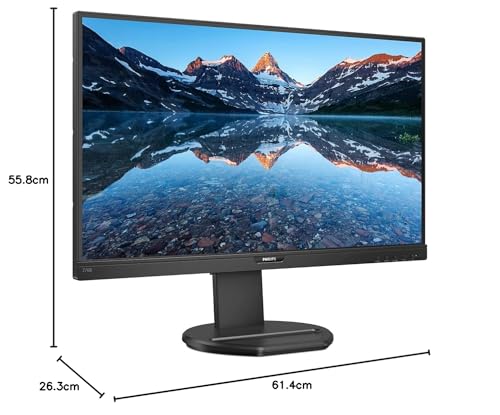 Philips Monitors 276B9/00-27", QHD, 75Hz, IPS, Adaptive Sync (2560x1440, 300 CD/m, HDMI, Displayport 1.2) Negro