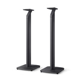 KEF LSX & LSX II S1 Floor Stand Par Gris, Soporte de Altavoz de Aluminio con organización de Cables integrada y Puntas para LSX