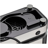 WMF Lumero - Molinillo de café espresso eléctrico, 150 W, botones táctiles LED, 40 grados de molienda, contenedor de harina de café, acero inoxidable Cromargan mate