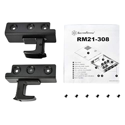 Silverstone SST-RM21-308 - Caja de Servidor de Montaje en Rack de 2U Compatible con 8X SAS/SATA y 6 GB/s Mini-SAS SFF-8087
