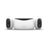 Strong Helo View - Kit de 2 cámaras inalámbricas de vigilancia WiFi para exteriores, con protección IP65, visión nocturna y detección de movimiento, app Helo by Strong iOS y Android