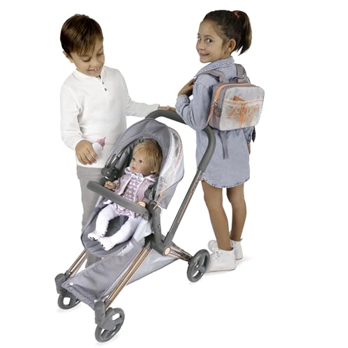 Coche de muñeca 3x1 Plegable - Novedad, para muñecas de hasta 50 cm.
