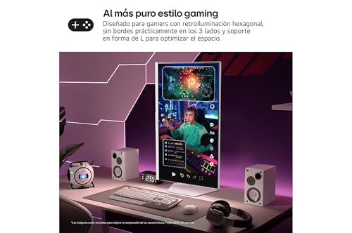 LG 32G810SA-W Monitor Ultragear, 31.5", 4K UHD, Panel IPS, 3840 x 2160, 144Hz, 1ms, G-Sync Compatible y FreeSync Premium, Pivotable, Blanco