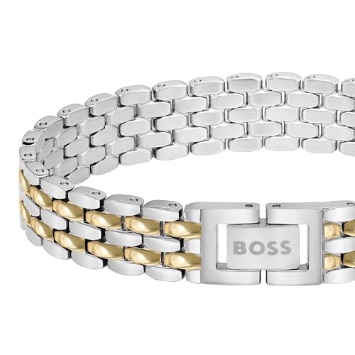 BOSS Jewelry Pulsera de Eslabones para Mujer Colección ISLA Bicolor - 1580517