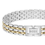 BOSS Jewelry Pulsera de Eslabones para Mujer Colección ISLA Bicolor - 1580517