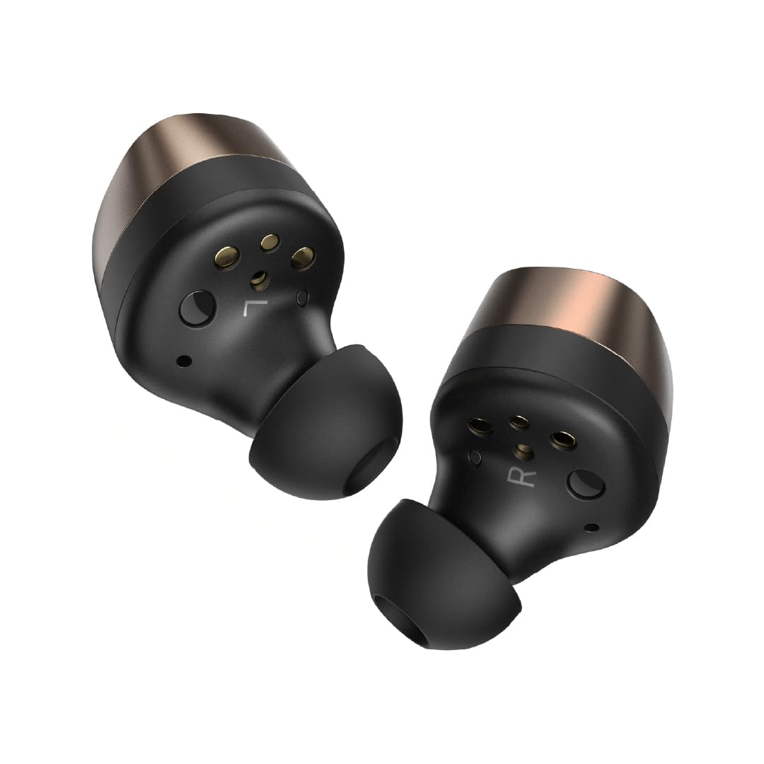 Sennheiser MOMENTUM True Wireless 4 auriculares inteligentes - Bluetooth 5.4, sonido nítido, diseño cómodo, 30 horas de autonomía y cancelación de ruido activa adaptativa - negro cobrizo