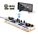 Hercules DJControl Mix - Controladora DJ Bluetooth de 2 pistas para móviles