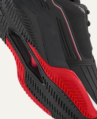 Wilson Rush Pro 4.5 Clay, Zapatillas de Tenis Hombre, Black/Infrared/White, 45 1/3 EU