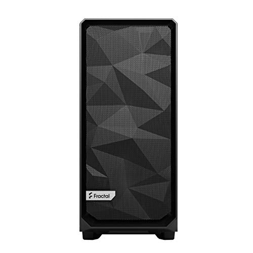 Fractal Caja Design MESHIFY 2 Compact Cristal Templado Negro Dark Tint (FD-C-MES2C-02)