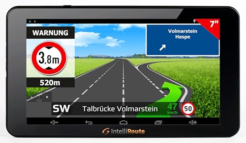 CARGUARD IntelliRoute CA8040 Pro - Sistema de navegación para Autocaravana con Soporte magnético Activo, actualizaciones de WiFi, cámara de Marcha atrás, Camping, parcelas, Aviso de Autos en Directo