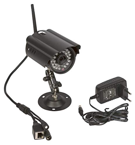 Kerbl IP IPCam 2.0 HD Internet/Cámara (12V, 10W, IP65) 10810, Metal, Negro, 0 cm