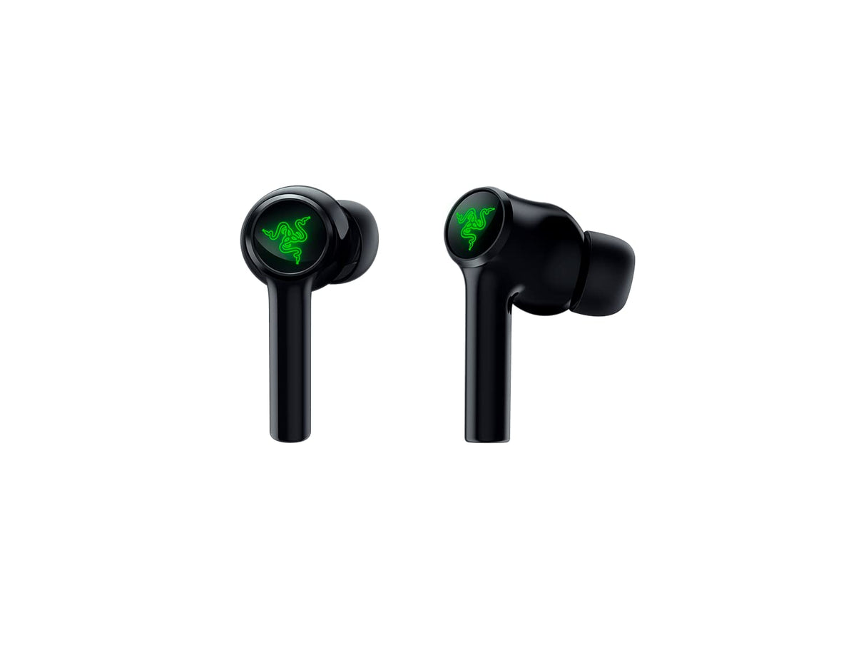 Razer Hammerhead True Wireless (2.ª generación) - Auriculares inalámbricos (intraauriculares, iluminación Chroma RGB, reducción activa del ruido ANC, latencia ultrabaja, estuche de carga) Negro