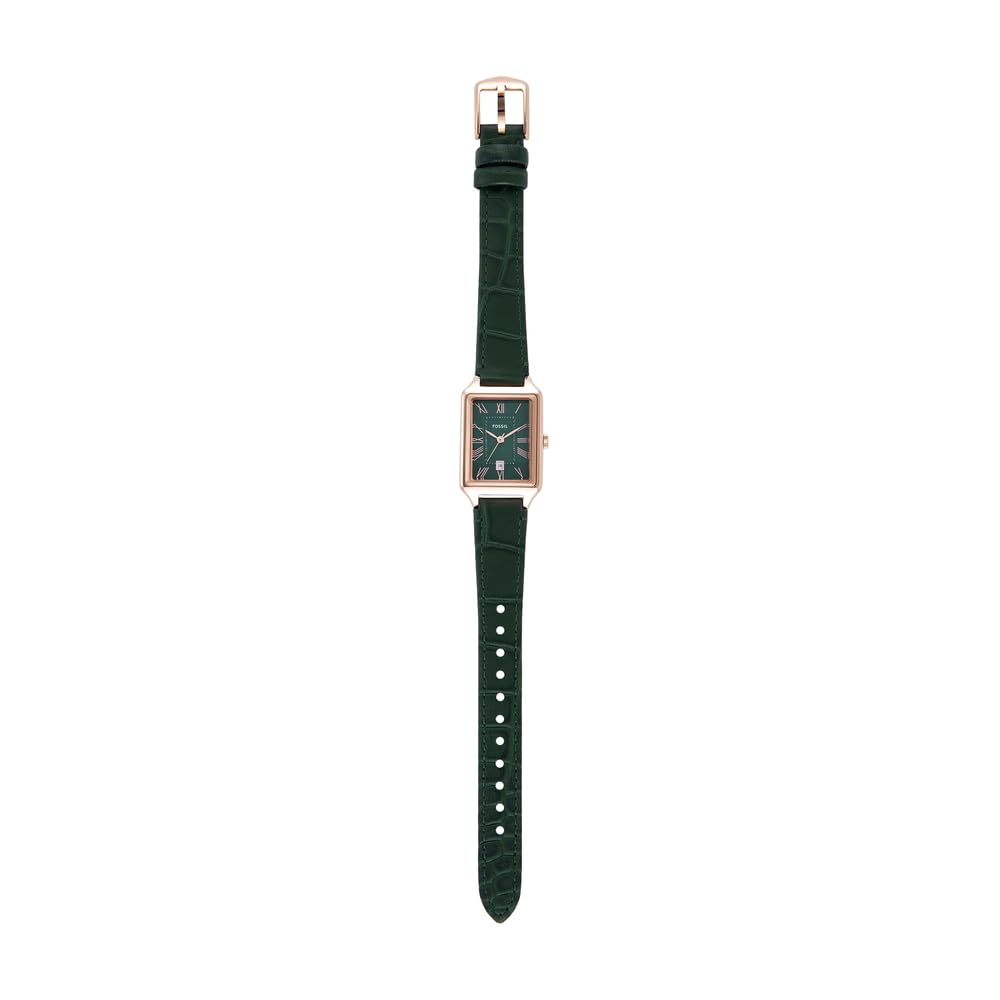 Fossil Reloj Analógico para Mujeres de Cuarzo con Correa en Cuero ES5366
