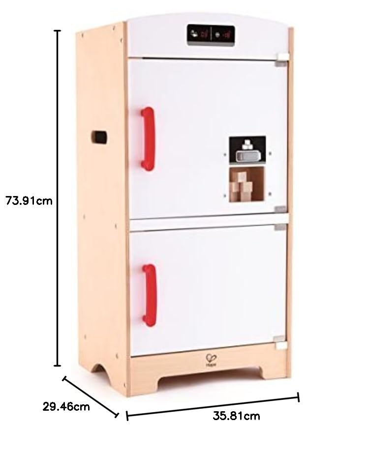 Hape International- Hape Nevera Congelador para Cocinitas, Multicolor (E3153)