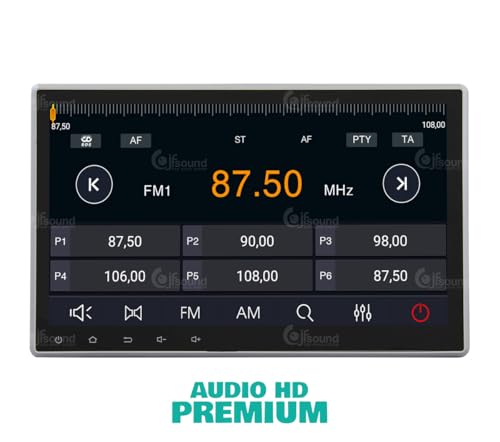 Radio de Coche para Ford Transit Android GPS Bluetooth WiFi USB Dab+ Touchscreen 10" 8core Carplay AndroidAuto