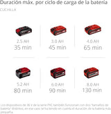 Einhell desbrozadora inalámbrica Agillo - 36/255 BL PXC. 2 x 18 V, sin escobillas, control electrónico de velocidad, hoja de 3 dientes, sistema de bloqueo del eje, sin batería y cargador