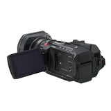 Panasonic HC-X1200E 4K 60p Videocámara Estilo De Mano con Lente Gran Angular de 25 mm, Zoom Óptico de 24x, OIS Híbrido de 5 Ejes, USB PD, Negra