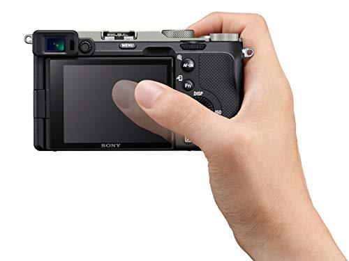 Sony Alpha 7 C - Cámara evil de fotograma completo (compacta y ligera, enfoque automático a tiempo real, 24.2 megapíxeles, sistema de estabilización de 5 ejes, batería de gran capacidad) negro